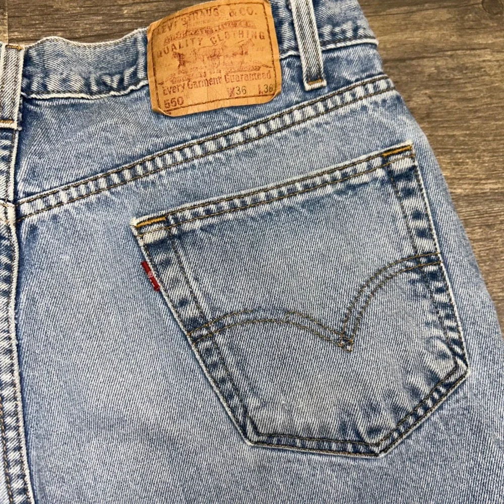 Vintage‎ Distressed Levi's 550 Denim Jeans Men Size 36x36 90s Relaxed Fit 1999